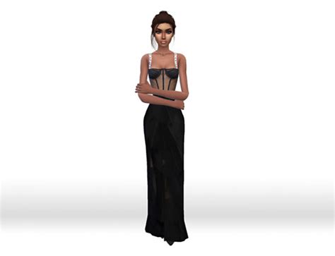 simsrunway christian dior tulle corset dress|Christian Dior cc sims 4.